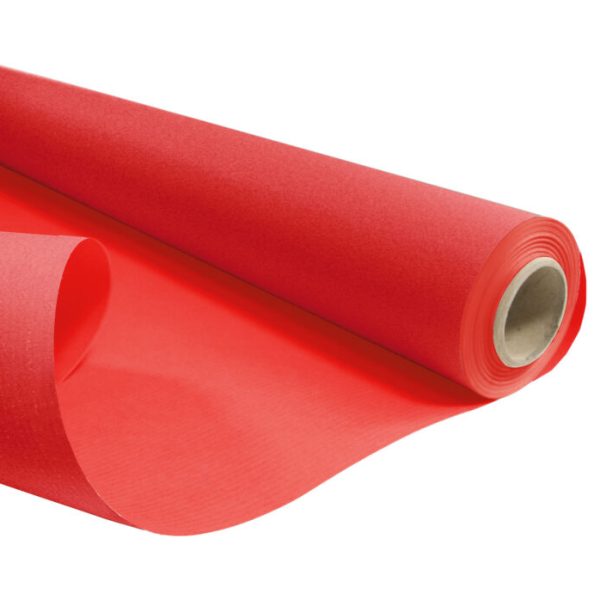 BOBINA CARTA DUOKRAFT 60GR H80 MT40 2 LATI rosso-rosso (Cod. 14939-16)