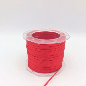 NASTRO DOPPIO RASO ALTA QUALITA' MM3 MT100 rosso-31 (Cod. 1067-06)