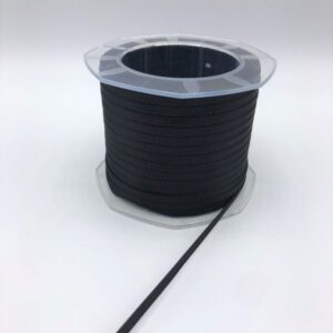NASTRO DOPPIO RASO ALTA QUALITA' MM3 MT100 nero-33 (Cod. 1067-07)
