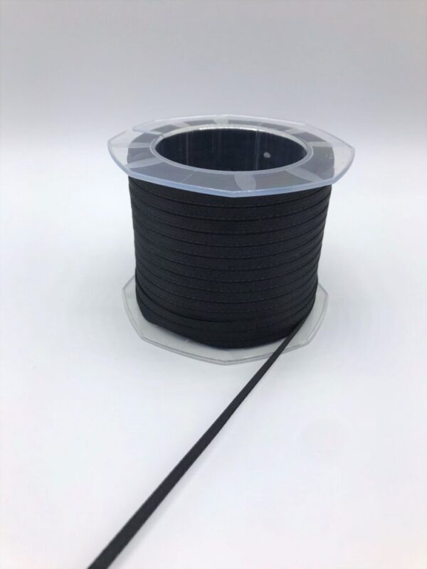 NASTRO DOPPIO RASO ALTA QUALITA' MM3 MT100 nero-33 (Cod. 1067-07)