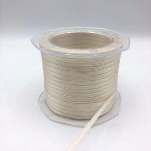 NASTRO DOPPIO RASO ALTA QUALITA' MM3 MT100 avorio-35 (Cod. 1067-08)