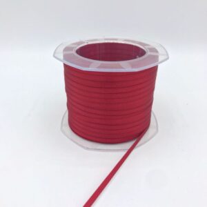 NASTRO DOPPIO RASO ALTA QUALITA' MM3 MT100 rosso-scuro-46 (Cod. 1067-13)