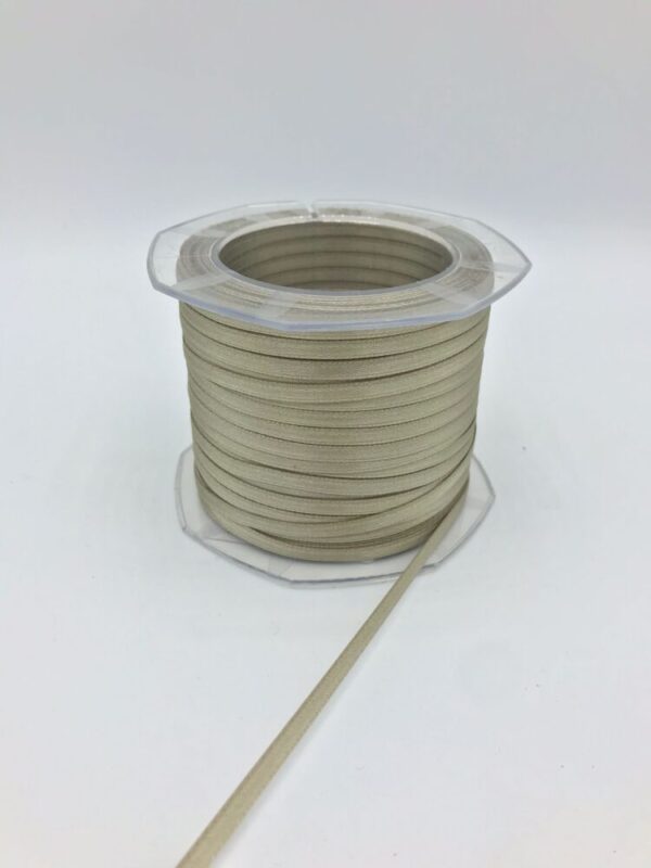 NASTRO DOPPIO RASO ALTA QUALITA' MM3 MT100 beige-54 (Cod. 1067-15)