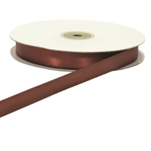 NASTRO DOPPIO RASO MM25 X 50MT  marrone-scuro-05 (Cod. 39339-25)