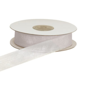 NASTRO ORGANZA MM40 MT50  bianco (Cod. 2398-05)