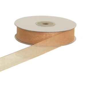 NASTRO ORGANZA MM40 MT50  nocciola (Cod. 2398-07)