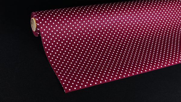 BOBINA TNT POIS CM.53 MT.9 bordeaux-14 (Cod. 3350-09)