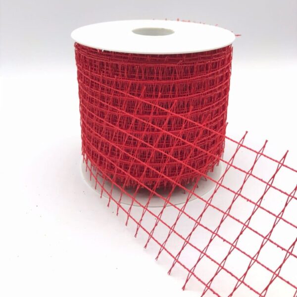 NASTRO RETE UNOXUNO MM.98 MT.25 rosso-07 (Cod. 654-06)