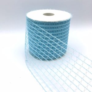 NASTRO RETE UNOXUNO MM.98 MT.25 azzurro-celeste-21 (Cod. 654-13)