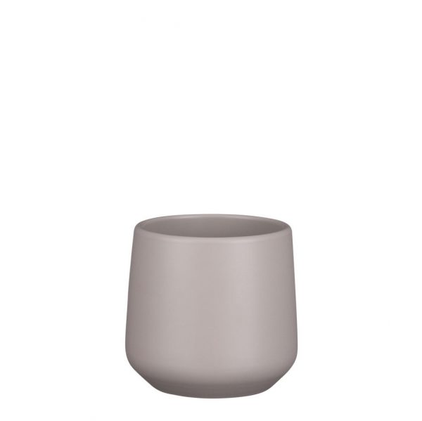 VASO AMBER ROTONDO H13,5 D14 CM tortora-opaco (Cod. 31376-02)