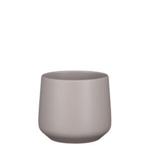 VASO AMBER ROTONDO H14 D15,5 CM tortora-opaco (Cod. 31382-02)