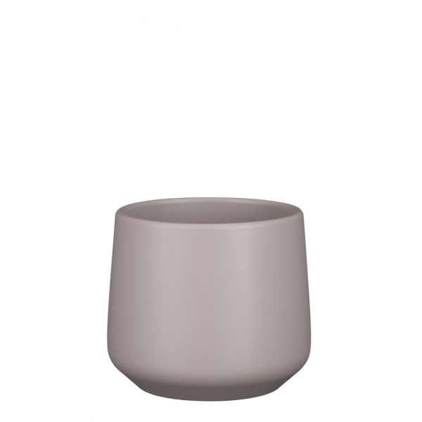 VASO AMBER ROTONDO H14 D15,5 CM tortora-opaco (Cod. 31382-02)