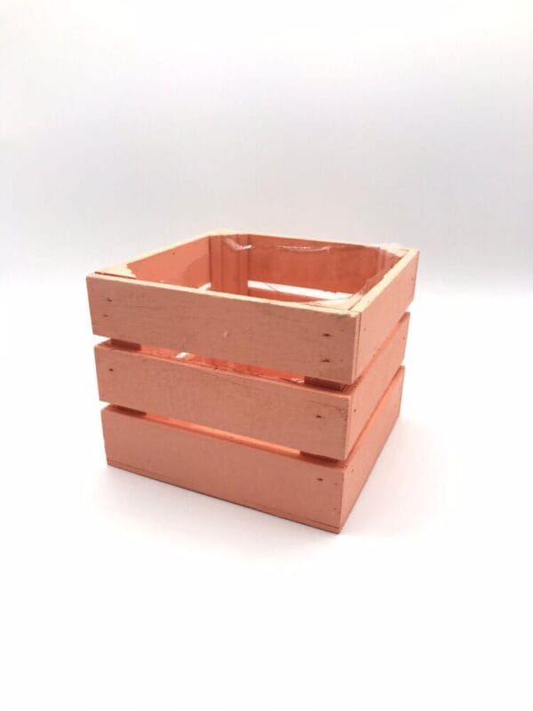 CASSETTA LEGNO PER VASO D12 pesca (Cod. 27184-06)