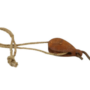 PULEGGIA DECORATIVA CON CORDA D9 L50 CM  (Cod. 31351-01)