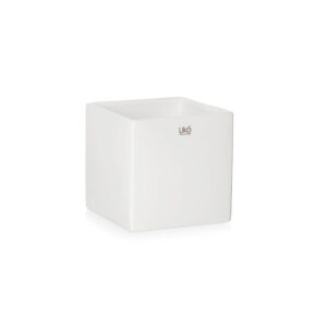 CUBO 10,5x10,5x10,5 PER VASO D9 CM bianco (Cod. 31484-02)
