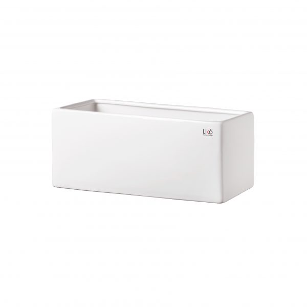 VASCHETTA 25X12 H12 bianco (Cod. 31482-01)