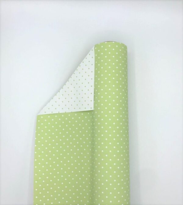 BOBINA STAMPA S/PERLATO MINI POIS 1X40 MT  verde-salvia (Cod. 30845-17)