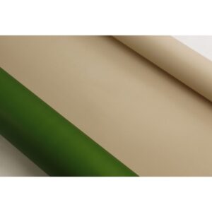 BOBINA BICOLORE B&P H100CM X 30YDS 50MY verde-oliva-lino (Cod. 28046-07)
