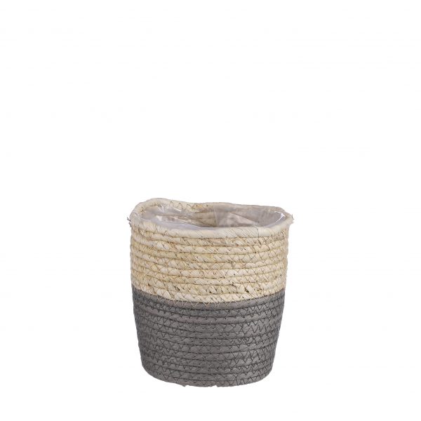 CESTO RACHEL H14 D14CM grigio (Cod. 31555-03)