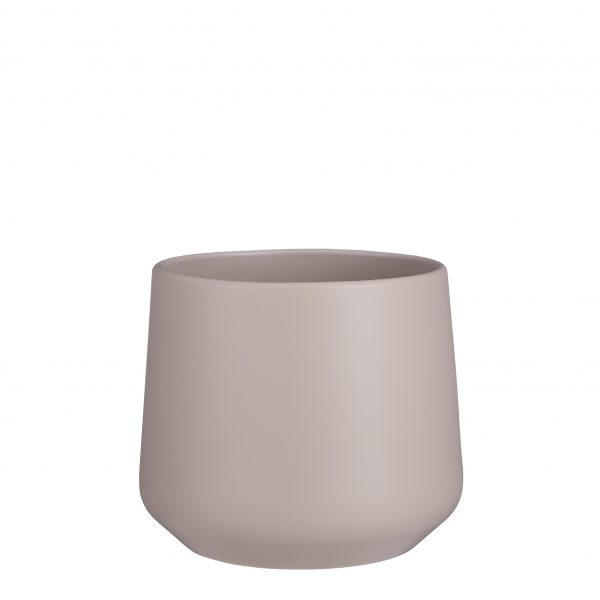 VASO AMBER ROTONDO H18 D21 CM tortora-opaco (Cod. 31558-02)