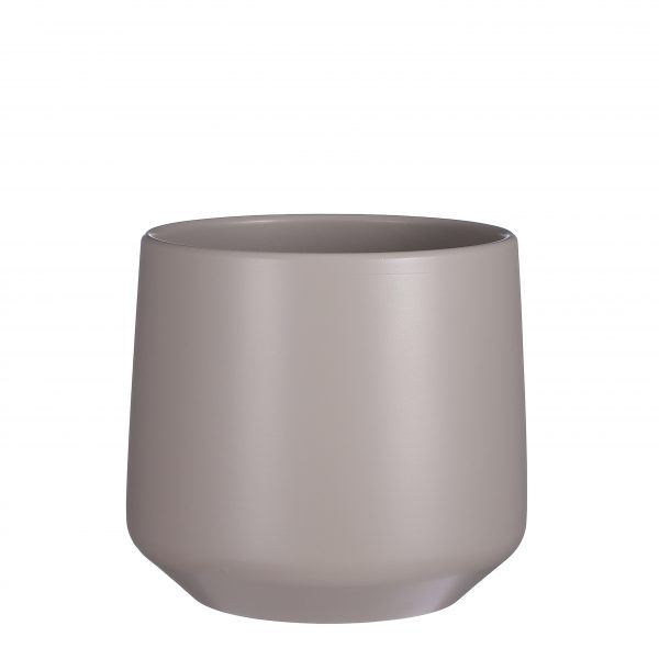 VASO AMBER ROTONDO H21 D23,5 CM tortora-opaco (Cod. 31381-02)