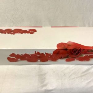 SET 4 SCATOLE C/ROSE CM 72X25X13  (Cod. 16307-01)