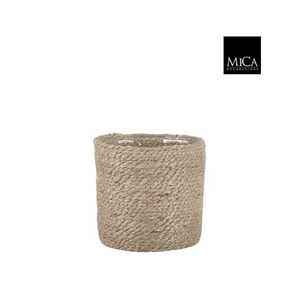 CESTINO ATLANTIC - H16xD16 CM crema (Cod. 31569-01)