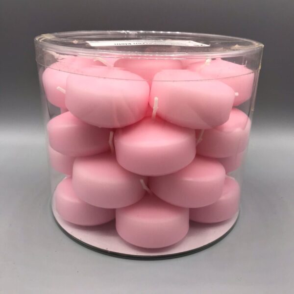 CANDELE GALLEGGIANTI CONFEZIONE PZ 28 30X50MM. rosa (Cod. 6809-06)