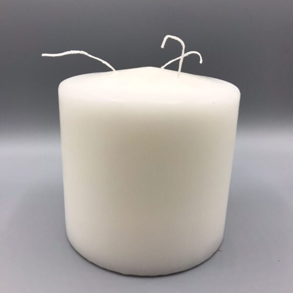 MOCCOLONE 3 STOPPINI D12 H12 CM (64H) bianco (Cod. 6824-01)