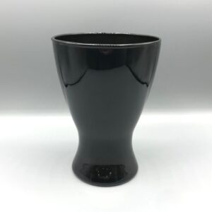 VASO VETRO NERO H17,5 D12,5  (Cod. 15293-01)