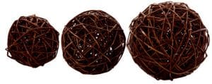 SFERA SALICE NAT . INTRECCIATA D.15 CM  (Cod. 8526-01)