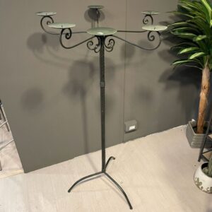 CANDELABRO 5 FUOCHI IN FERRO H 138 CM  (Cod. 31648-01)