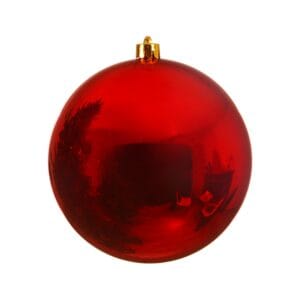 PALLINA DI NATALE DIAMETRO 14 CM rosso (Cod. 24009-03)