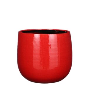 VASO PABLO LISCIO H20 D25 CM rosso (Cod. 32123-02)