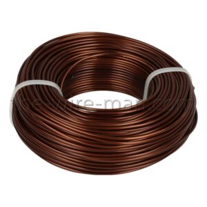 FILO ALLUMINIO LACCATO MM.2 MT.60 500GR brandy (Cod. 3576-03)