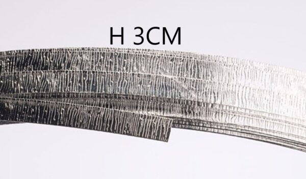  ALLUMINIO PIATTO STAMPATO H 3CM X 3MT  (Cod. 24995-01)
