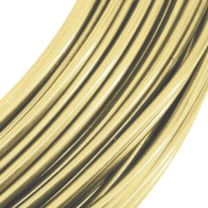 FILO ALLUMINIO LACCATO MM.2 MT.60 500GR oro-chiaro (Cod. 3576-21)