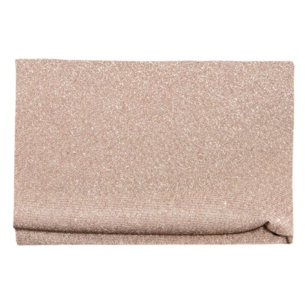 TELO GLITTER ELEGANCE CM 150X300 rosa-oro (Cod. 20544-05)