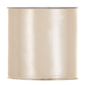 NASTRO DOPPIO RASO MAXI MM100 25MT  crema (Cod. 28727-01)