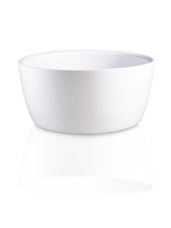 SET 2 PZ CIOTOLA  PER 3 ORCHIDEE D.28 bianco (Cod. 2276-01)