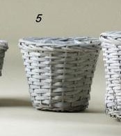 PORTAVASO VIMINI X VASO D18 grigio (Cod. 31886-01)