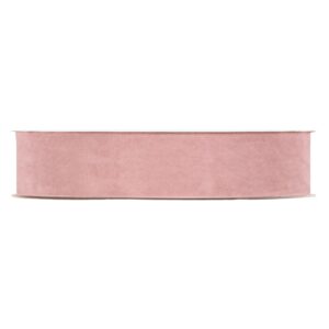NASTRO VELLUTO DOUBLE VELVET MM40 X 30 MT  rosa (Cod. 32130-06)