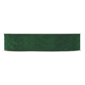NASTRO VELLUTO DOUBLE VELVET MM40 X 30 MT  verde-scuro (Cod. 32130-07)