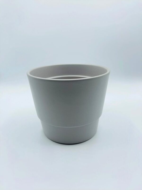 SET 6 PZ CASPO' CERAMICA D.14,5 COLORATO grigio-opaco (Cod. 2853-09)