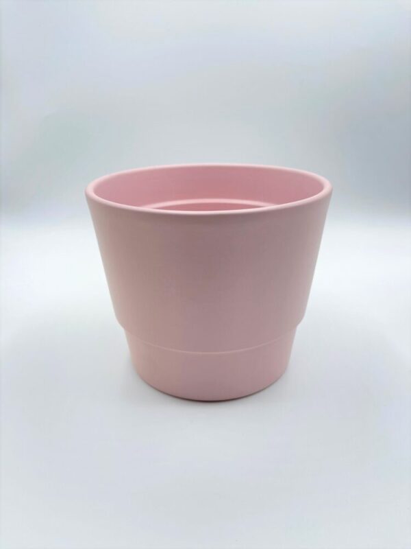 SET 6 PZ CASPO' CERAMICA D.14,5 COLORATO rosa-opaco (Cod. 2853-11)