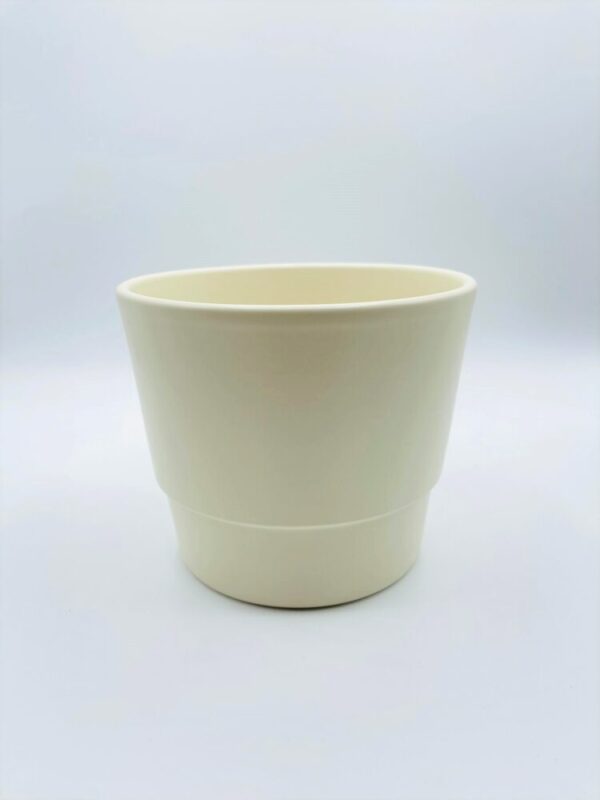 SET 4 PZ CASPO' CERAMICA D.18,5 bianco-antico (Cod. 2856-01)