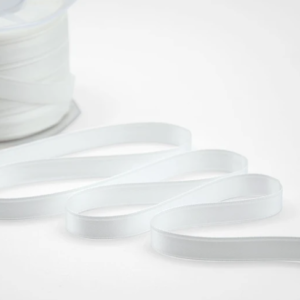 NASTRO DOPPIO RASO ALTA QUALITA' MM.10 MT.100 bianco-naturale-1 (Cod. 1050-01)