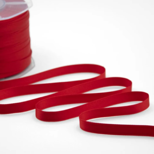 NASTRO DOPPIO RASO ALTA QUALITA' MM.10 MT.100 rosso-31 (Cod. 1050-15)