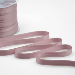 NASTRO DOPPIO RASO ALTA QUALITA' MM.10 MT.100 rosa-antico-37 (Cod. 1050-18)