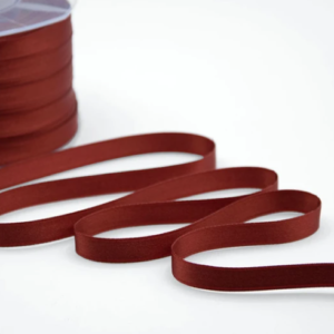 NASTRO DOPPIO RASO ALTA QUALITA' MM.10 MT.100 ruggine-48 (Cod. 1050-30)